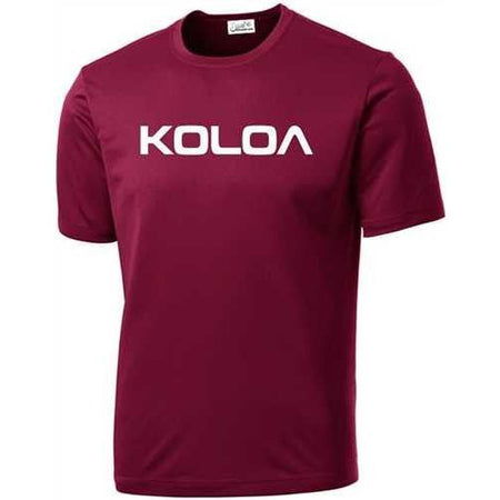 Koloa Surf Co. Text Logo Moisture Wicking All Sport Athletic Training Tees Koloa Surf Company Men's Shirts