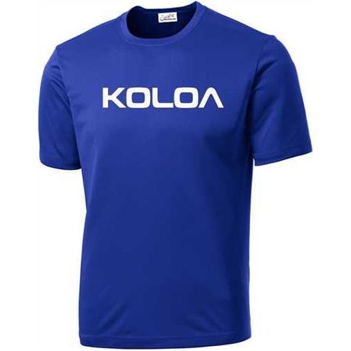 Koloa Surf Co. Text Logo Moisture Wicking All Sport Athletic Training Tees Koloa Surf Company Men's Shirts