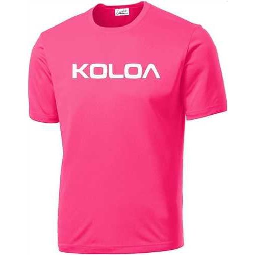 Koloa Surf Co. Text Logo Moisture Wicking All Sport Athletic Training Tees Koloa Surf Company Men's Shirts