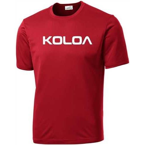 Koloa Surf Co. Text Logo Moisture Wicking All Sport Athletic Training Tees Koloa Surf Company Men's Shirts