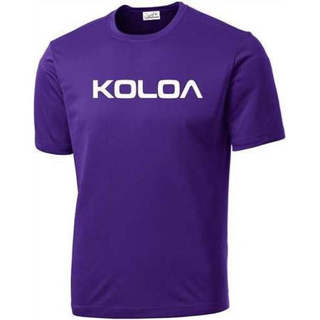 Koloa Surf Co. Text Logo Moisture Wicking All Sport Athletic Training Tees Koloa Surf Company Men's Shirts