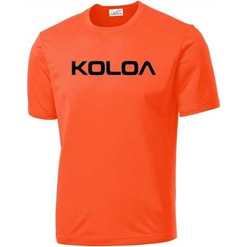 Koloa Surf Co. Text Logo Moisture Wicking All Sport Athletic Training Tees Koloa Surf Company Men's Shirts