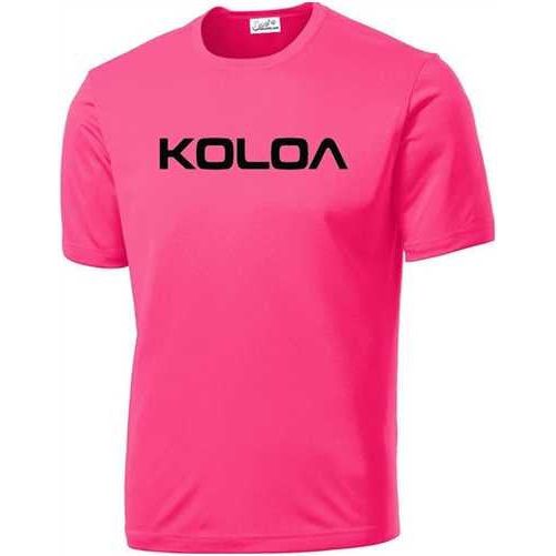 Koloa Surf Co. Text Logo Moisture Wicking All Sport Athletic Training Tees Koloa Surf Company Men's Shirts