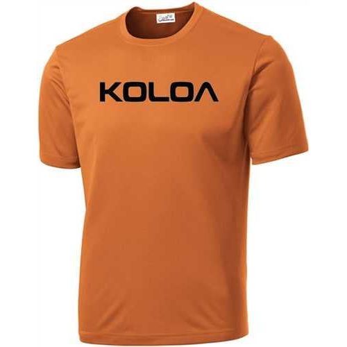 Koloa Surf Co. Text Logo Moisture Wicking All Sport Athletic Training Tees Koloa Surf Company Men's Shirts