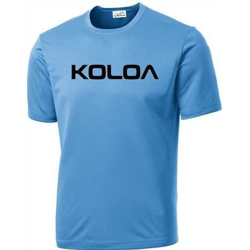 Koloa Surf Co. Text Logo Moisture Wicking All Sport Athletic Training Tees Koloa Surf Company Men's Shirts