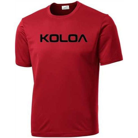 Koloa Surf Co. Text Logo Moisture Wicking All Sport Athletic Training Tees Koloa Surf Company Men's Shirts