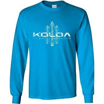 Koloa Surf Co. Vintage Surfboard Long Sleeve T-Shirt Koloa Surf Company Men's Shirts