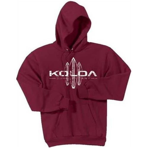 Koloa Surf Co. Vintage Surfboard Pullover Hooded Sweatshirt Koloa Surf Company Sweatshirts