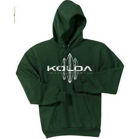 Koloa Surf Co. Vintage Surfboard Pullover Hooded Sweatshirt Koloa Surf Company Sweatshirts