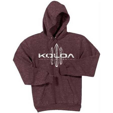 Koloa Surf Co. Vintage Surfboard Pullover Hooded Sweatshirt Koloa Surf Company Sweatshirts