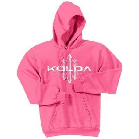 Koloa Surf Co. Vintage Surfboard Pullover Hooded Sweatshirt Koloa Surf Company Sweatshirts