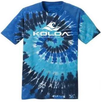 Koloa Surf Co. Vintage Wave Colorful Tie-Dye T-Shirt Koloa Surf Company Men's Shirts