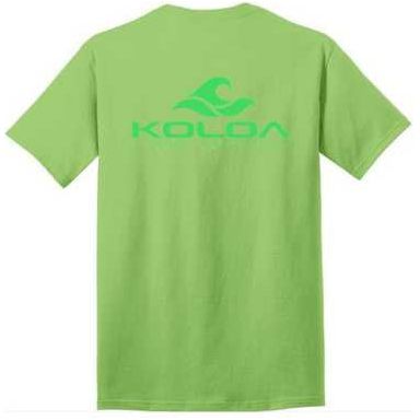 Koloa Surf Co. Pocket Logo Tee Classic 2-Sided Wave Logo Heavy Cotton T-Shirts Koloa Surf Company Mens Apparel