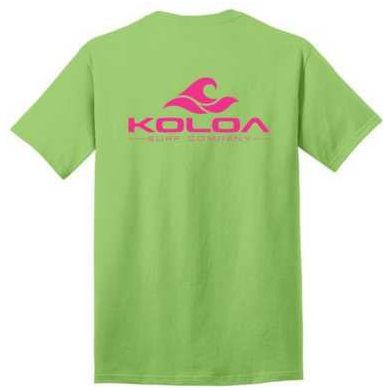 Koloa Surf Co. Pocket Logo Tee Classic 2-Sided Wave Logo Heavy Cotton T-Shirts Koloa Surf Company Mens Apparel