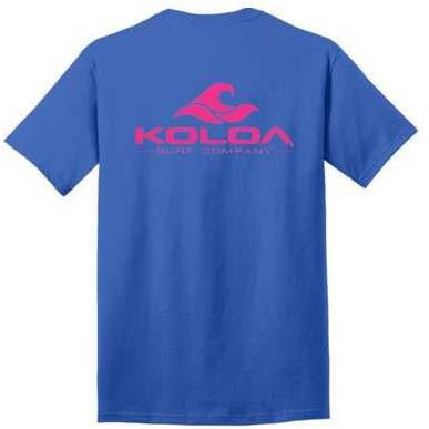 Koloa Surf Co. Pocket Logo Tee Classic 2-Sided Wave Logo Heavy Cotton T-Shirts Koloa Surf Company Mens Apparel