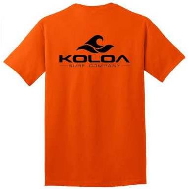 Koloa Surf Co. Pocket Logo Tee Classic 2-Sided Wave Logo Heavy Cotton T-Shirts Koloa Surf Company Mens Apparel