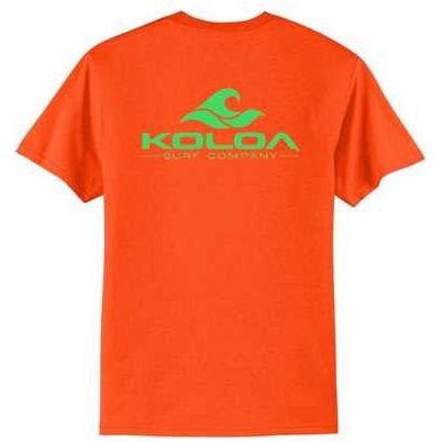 Koloa Surf Co. Pocket Logo Tee Classic 2-Sided Wave Logo Heavy Cotton T-Shirts Koloa Surf Company Mens Apparel