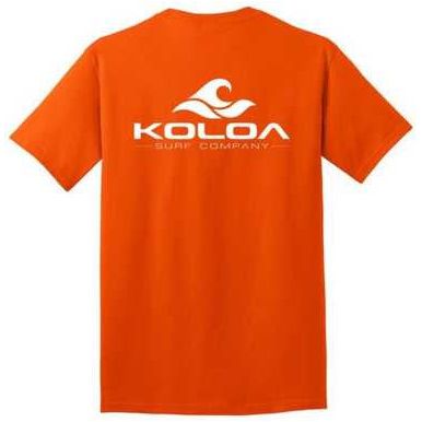 Koloa Surf Co. Pocket Logo Tee Classic 2-Sided Wave Logo Heavy Cotton T-Shirts Koloa Surf Company Mens Apparel