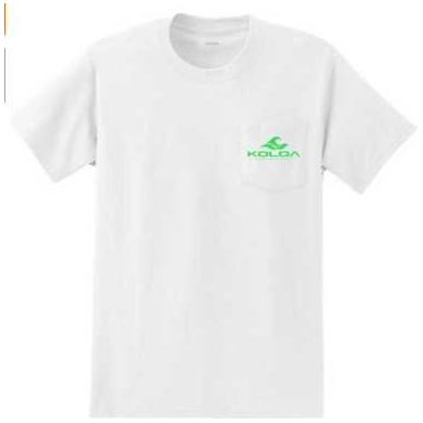 Koloa Surf Co. Pocket Logo Tee Classic 2-Sided Wave Logo Heavy Cotton T-Shirts Koloa Surf Company Mens Apparel