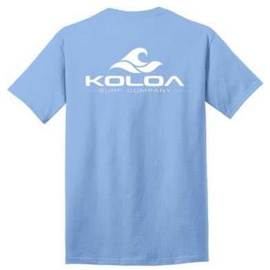 Koloa Surf Co. Pocket Logo Tee Classic 2-Sided Wave Logo Heavy Cotton T-Shirts Koloa Surf Company Mens Apparel