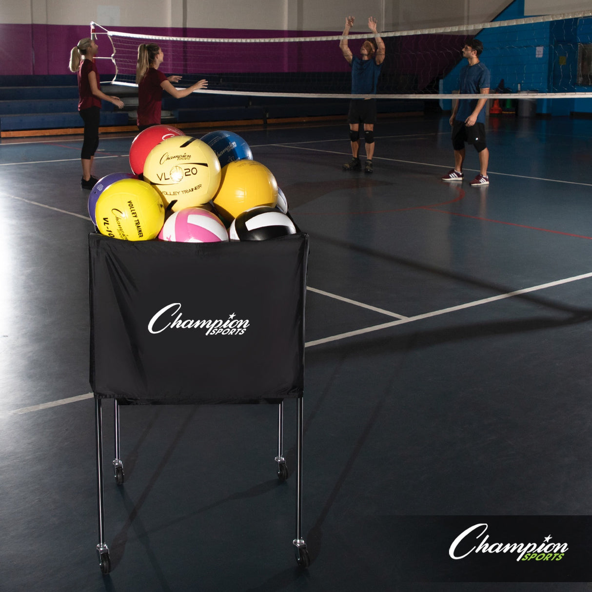 Champion Sports COLLAPSIBLE VOLLEYBALL CART