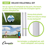 Champion Sports DELUXE VOLLEYBALL SET