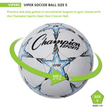 Champion Sports VIPER SOCCER BALL SIZE 3
