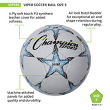 Champion Sports VIPER SOCCER BALL SIZE 3