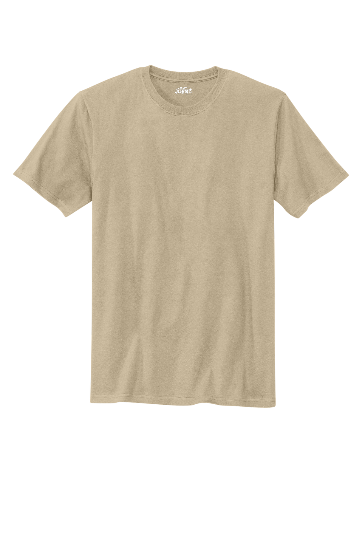 Joe's USA Men's 6.0 oz USA Made Heavyweight T Shirt Joe's USA Sand Dune Small