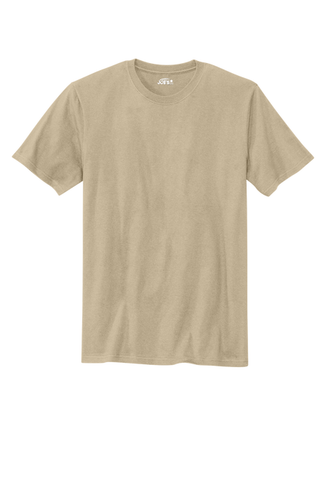 Joe's USA Men's 6.0 oz USA Made Heavyweight T Shirt Joe's USA Sand Dune Small