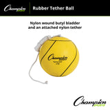 Champion Sports RUBBER TETHERBALL