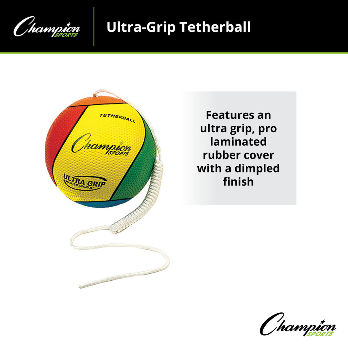 Champion Sports ULTRA-GRIP TETHERBALL