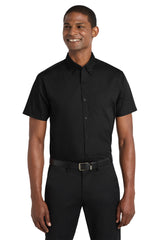 Port Authority ®  Short Sleeve Carefree Poplin Shirt. W101 - Port Authority W101