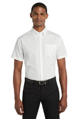 Port Authority ®  Short Sleeve Carefree Poplin Shirt. W101 - Port Authority W101