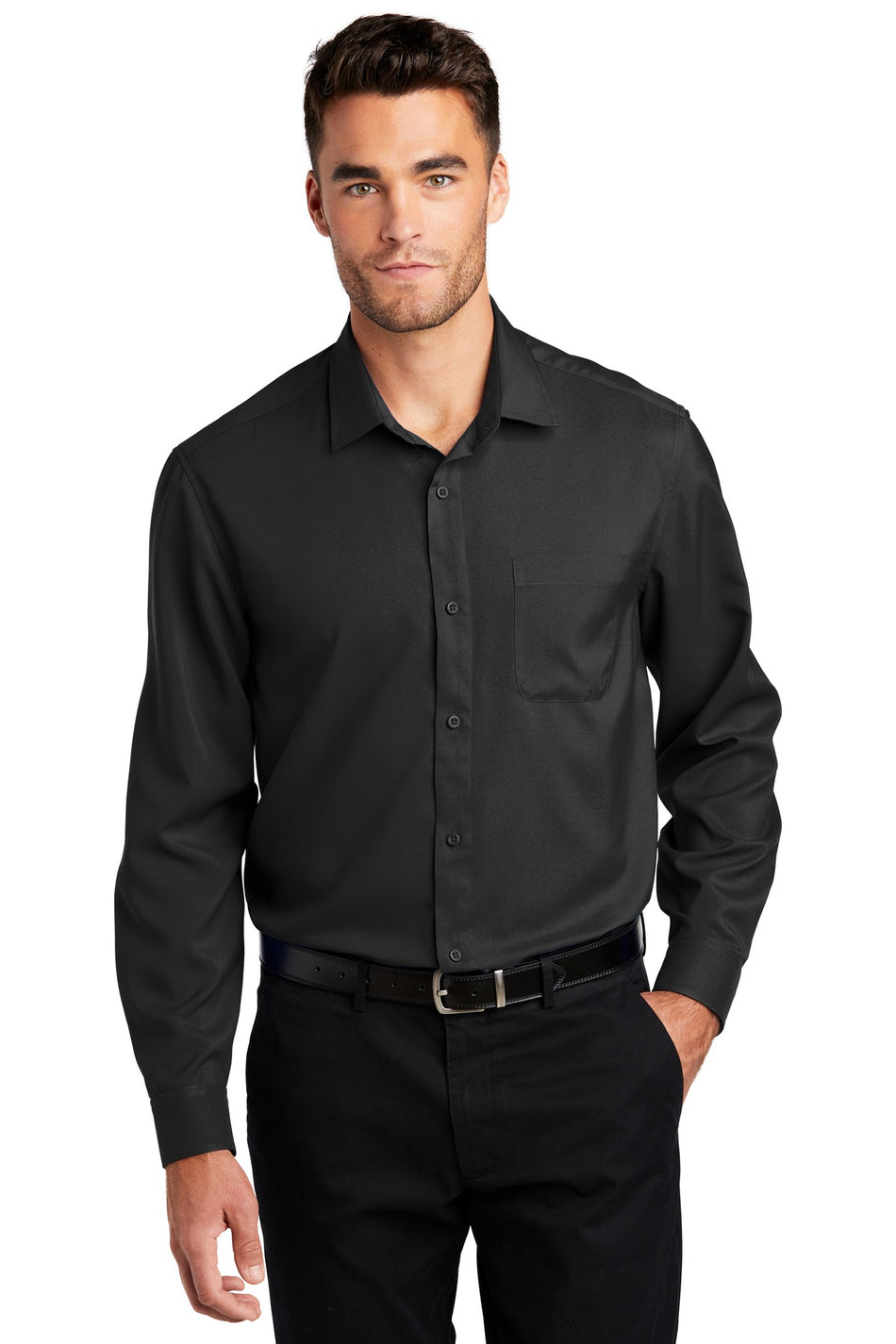 Port Authority  ®  Long Sleeve Performance Staff Shirt W401 - Port Authority W401