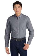Port Authority  ®  Broadcloth Gingham Easy Care Shirt W644 - Port Authority W644
