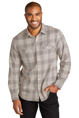 Port Authority ®  Long Sleeve Ombre Plaid Shirt W672 - Port Authority W672