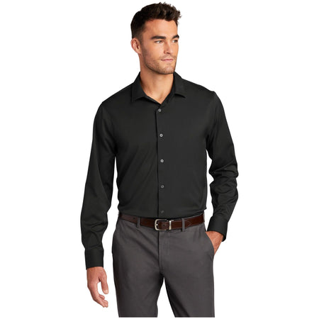 Port Authority ® City Stretch Shirt W680 - Port Authority W680 Woven Shirts Port Authority Black XS