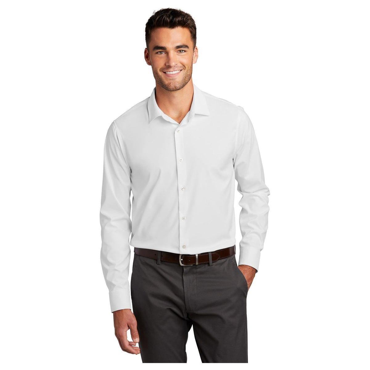 Port Authority ® City Stretch Shirt W680 - Port Authority W680 Woven Shirts Port Authority White XS