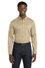 Port Authority ®  Long Sleeve SuperPro React ™  Twill Shirt. W808 - Port Authority W808