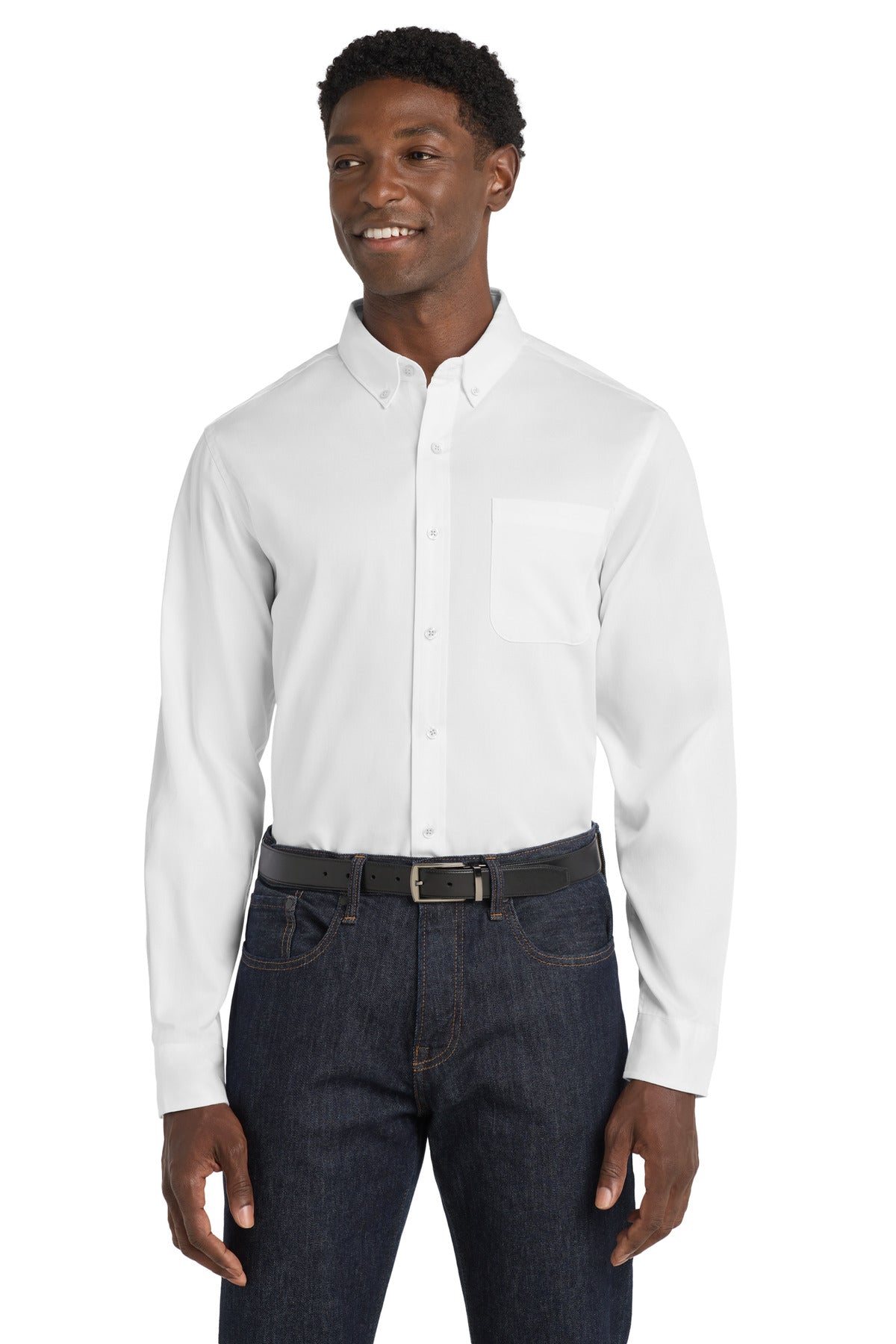 Port Authority W808 Long Sleeve SuperPro React Twill Shirt