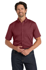 Port Authority W809 Short Sleeve SuperPro React Twill Shirt - Port Authority W809