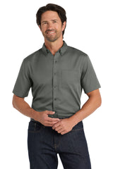 Port Authority W809 Short Sleeve SuperPro React Twill Shirt