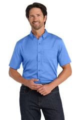 Port Authority W809 Short Sleeve SuperPro React Twill Shirt