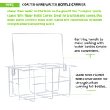 Champion Sports COATED WIRE WATER BOTTLE CARRIER