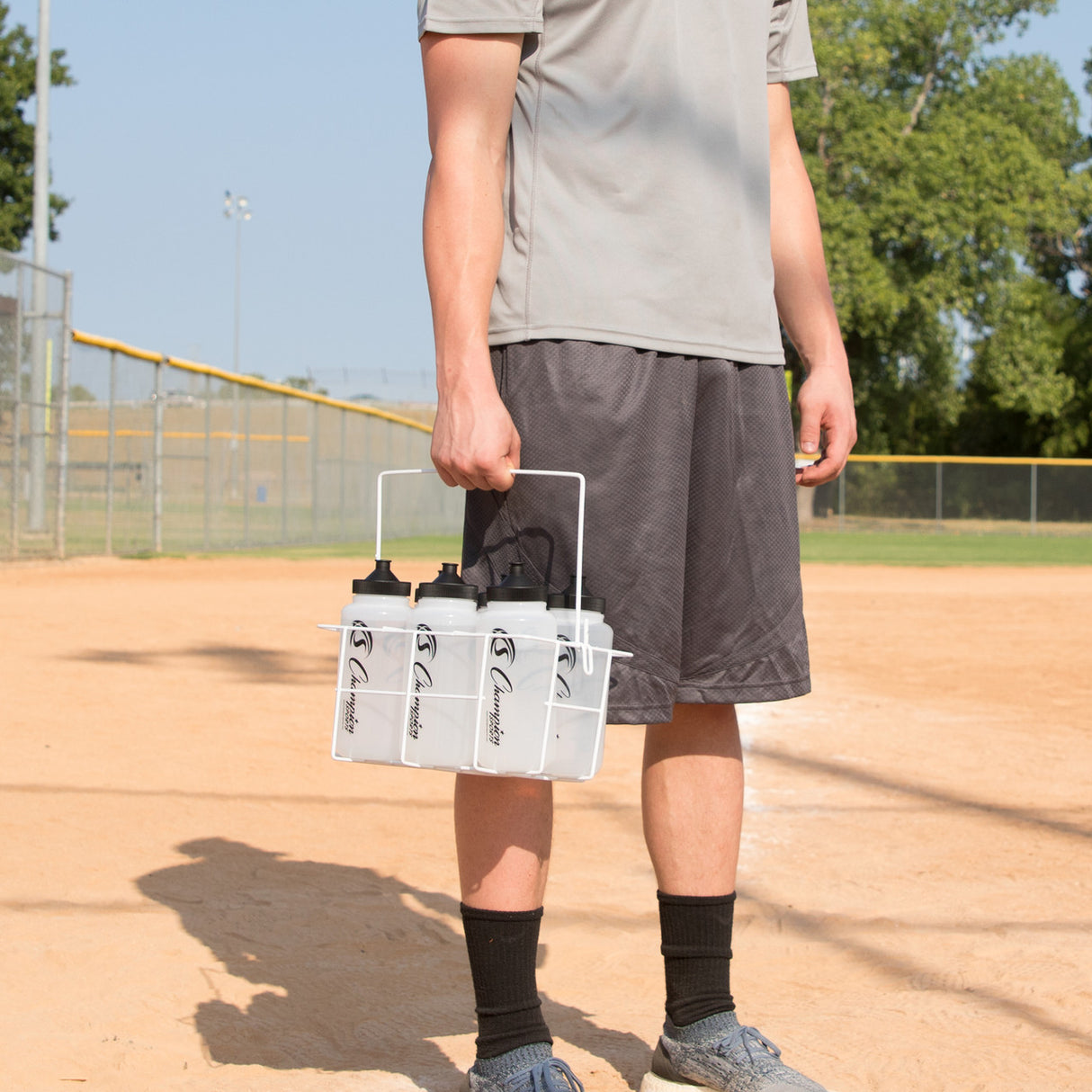 Champion Sports COATED WIRE WATER BOTTLE CARRIER