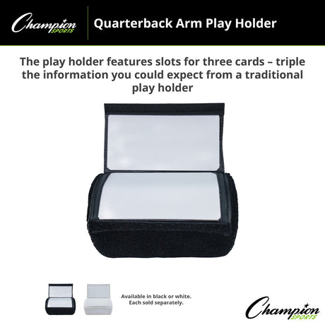 QUARTERBACK ARM PLAY HOLDER BLACK