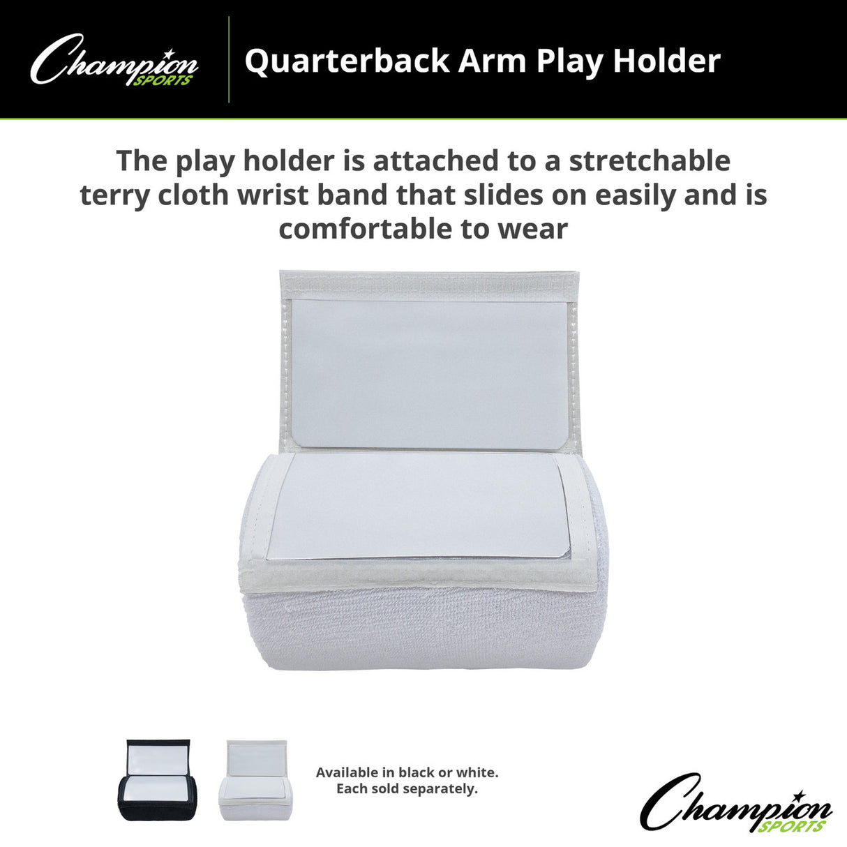 QUARTERBACK ARM PLAY HOLDER BLACK