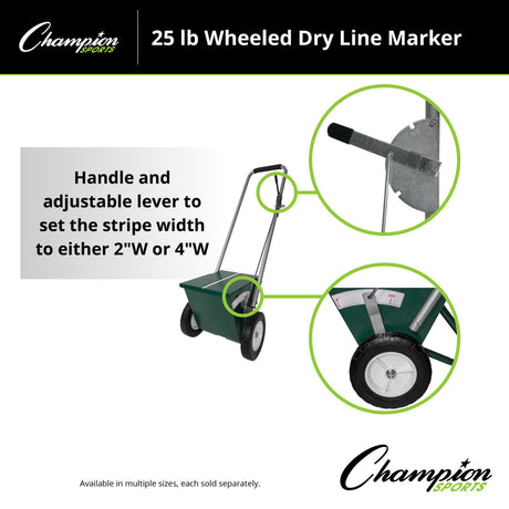 Champion Sports WDL100 Wheeled Dry Line Marker 100 Lb