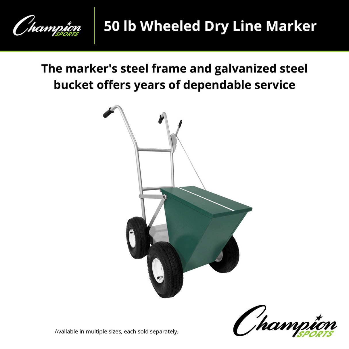 Champion Sports WHEELED DRY LINE MARKER 100 LB